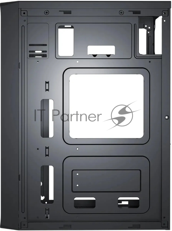 Компьютерный корпус Digma DCC-MD302 черный без БП ATX 1x80mm 3x120mm 2xUSB2.0 2xUSB3.0 audio