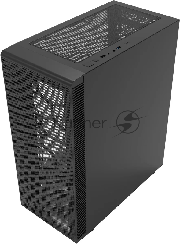 Компьютерный корпус Bloody BD-CC116 черный без БП ATX 8x120mm 1xUSB2.0 1xUSB3.0 audio bott PSU