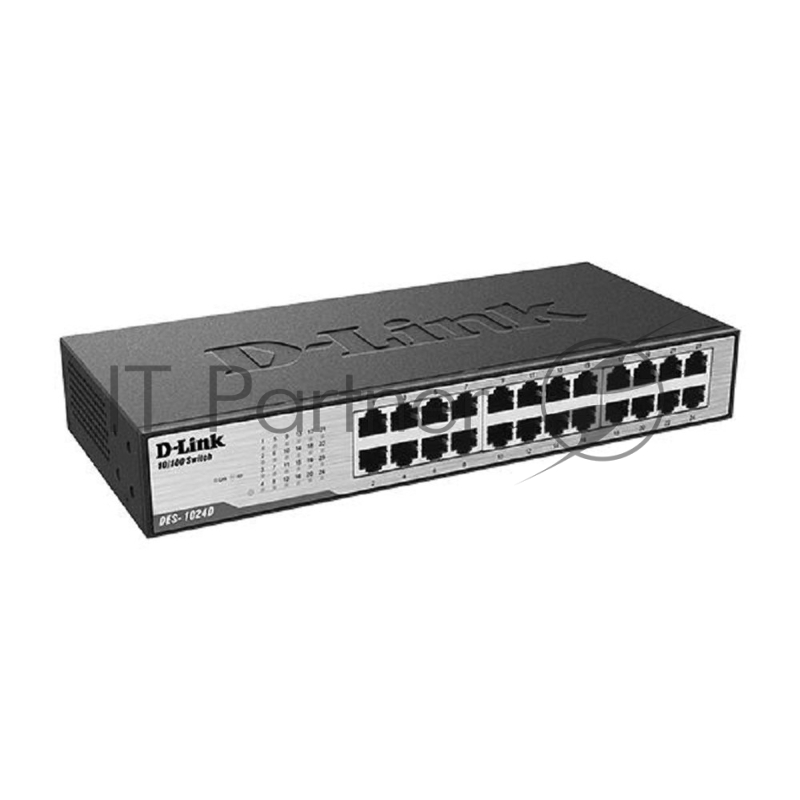 Неуправляемый коммутатор D-Link DES-1024D/H2A с 24 портами 10/100Base-TX