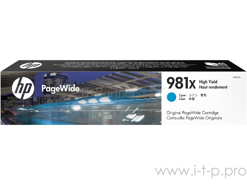 HP 981X Cyan Original PageWide Crtg