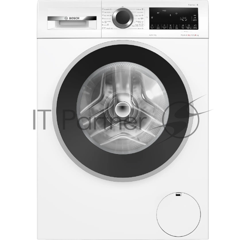 Стирально-сушильная машина Bosch WNA25401ME, максимальная загрузка: 10/6 кг, 1400 об/мин, 848x598x590 мм. Класс энергопотребления A, EcoSilence Drive,VarioDrum барабан, многофункциональный LED дисплей,панель управления на английском языке, пр-во Кит