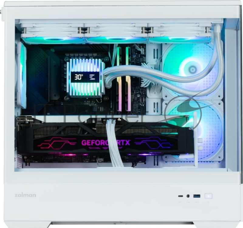 Корпус Zalman Minitower P30 White V2 (mATX, White, без БП)
