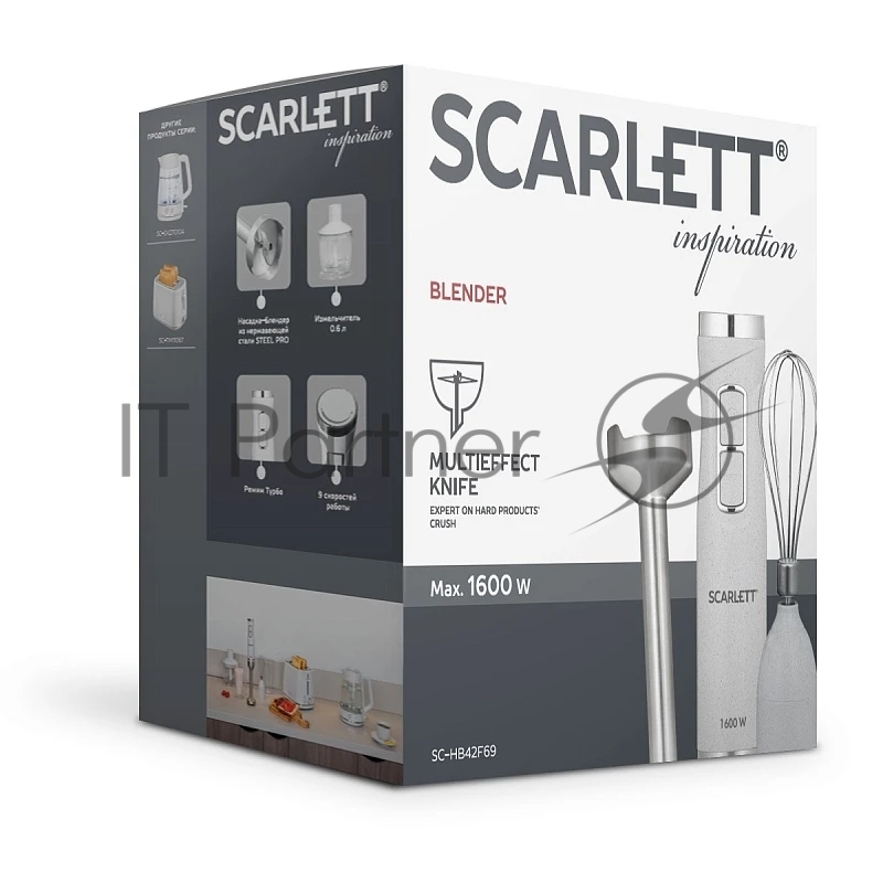 Блендер погружной Scarlett SC-HB42F69 гранит