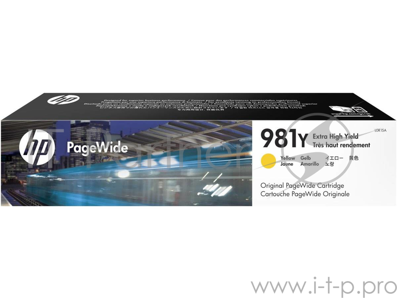 HP 981Y Yellow Original PageWide Crtg