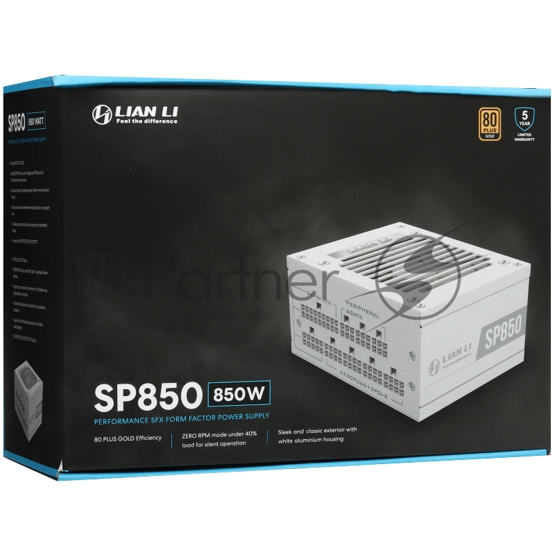 Блок питания Lian Li SP850 850W белый (G89.SP850W.01EU)