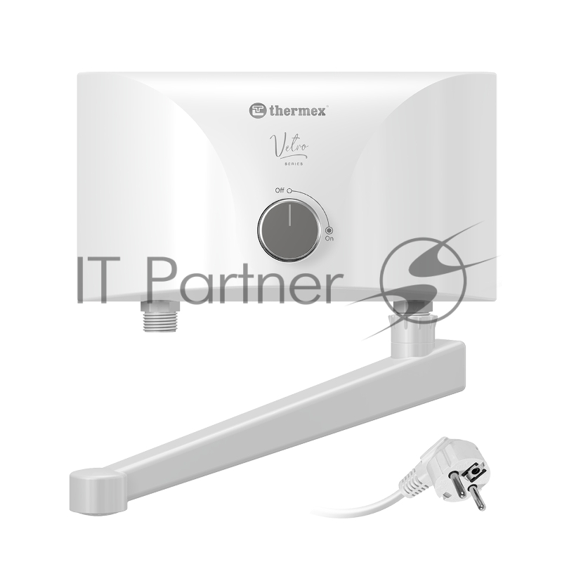 Водонагреватель эл. проточный THERMEX Vetro 3500 tap