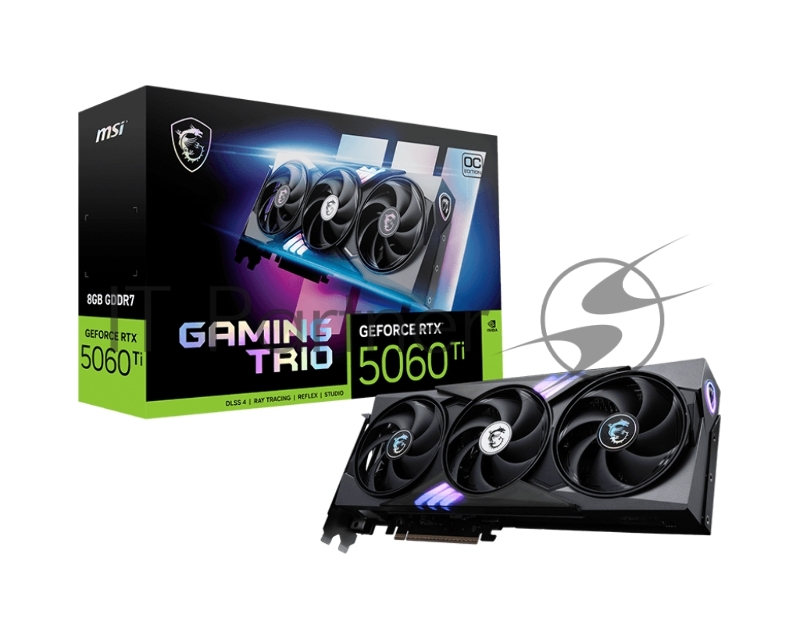 Видеокарта MSI PCIE16 RTX5060TI 8GB RTX 5060 Ti 8G GAMING OC