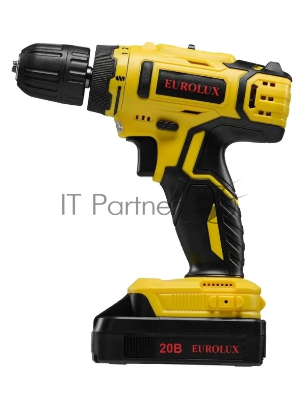 Дрель-шуруповерт аккумуляторная Eurolux ДА-20DU-2