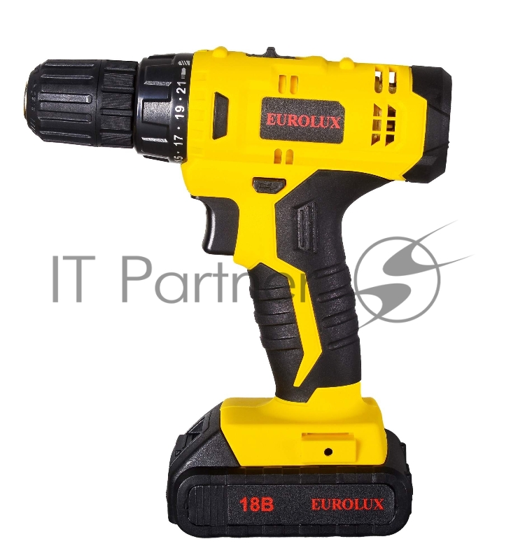 Дрель-шуруповерт аккумуляторная Eurolux ДА-18DU-2