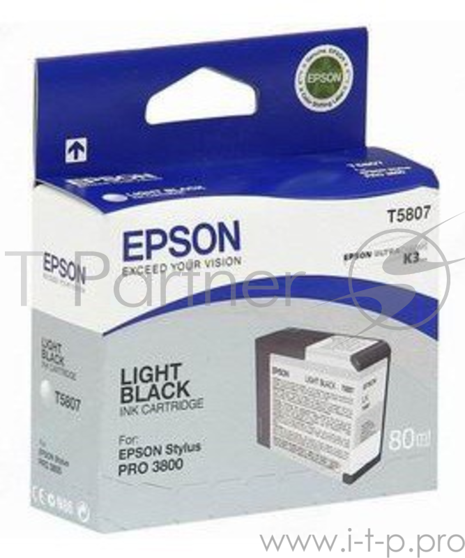Epson Stylus Pro 3800 Ink Cartridge (80ml) Light Black