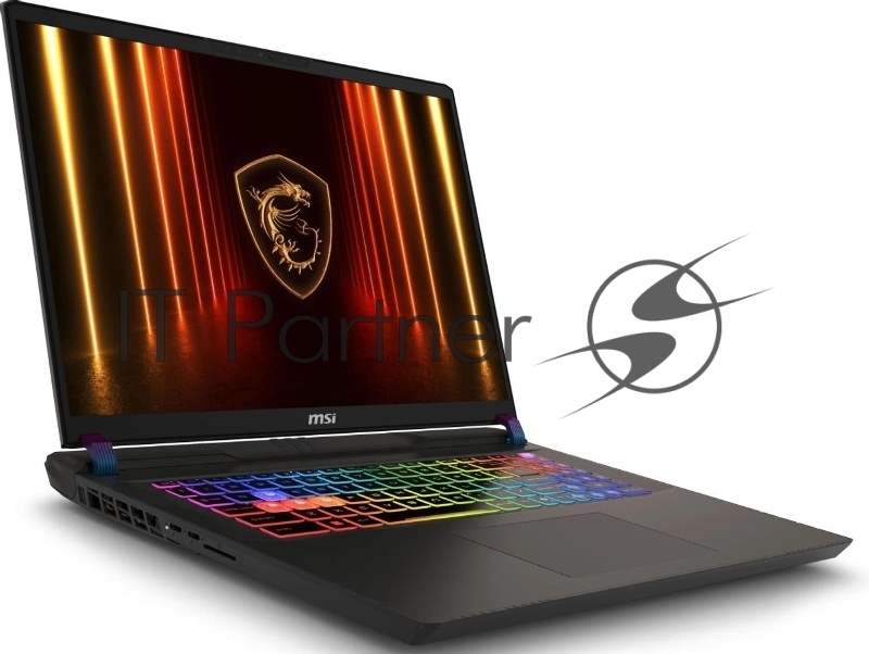 Ноутбук MSI Vector 17 HX AI A2XWHG-065RU Core Ultra 9 275HX 32Gb SSD1Tb NVIDIA GeForce RTX5070Ti 12Gb 17 IPS QHD+ (2560x1600) Windows 11 grey space WiFi BT Cam (9S7-17S372-065)