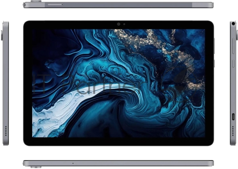 Планшет Digma Pro HIT 106 T606 (1.6) 8C RAM6Gb ROM128Gb 10.1 IPS 1920x1200 4G 2Sim Android 13 серый 13Mpix 5Mpix BT WiFi microSD 1Tb 6000mAh