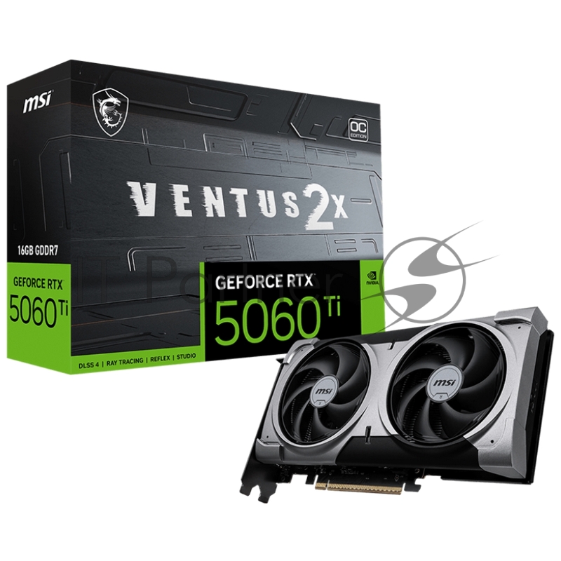 Видеокарта PCIE16 RTX5060TI 16GB RTX 5060 Ti 16G VENTUS 2X PLUS MSI