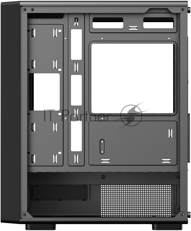 Корпус Bloody BD-CC118 черный без БП mATX 8x120mm 2xUSB2.0 1xUSB3.0 audio bott PSU