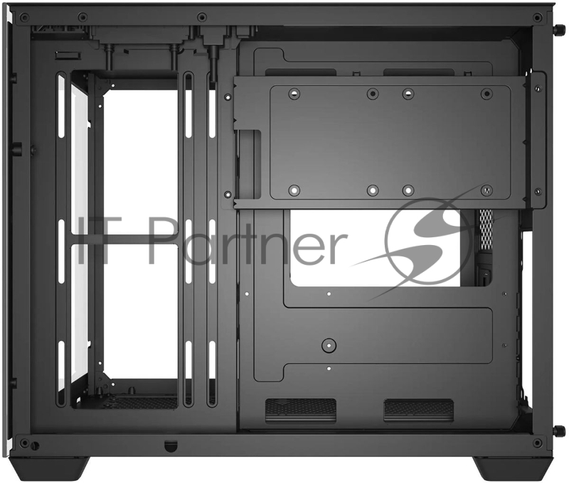 Корпус Bloody BD-CC108 черный без БП mATX 9x120mm 2xUSB3.0 audio bott PSU