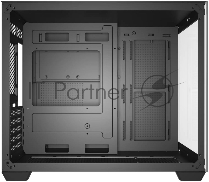 Корпус Bloody BD-CC108 черный без БП mATX 9x120mm 2xUSB3.0 audio bott PSU