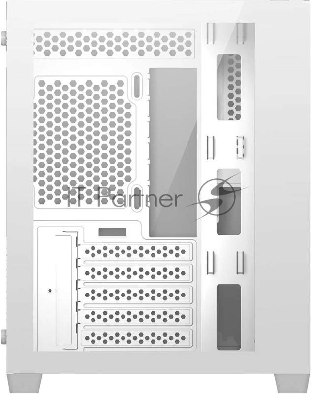 Корпус Bloody BD-CC108 белый без БП mATX 9x120mm 2xUSB3.0 audio bott PSU