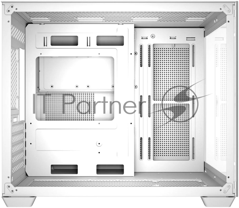 Корпус Bloody BD-CC108 белый без БП mATX 9x120mm 2xUSB3.0 audio bott PSU