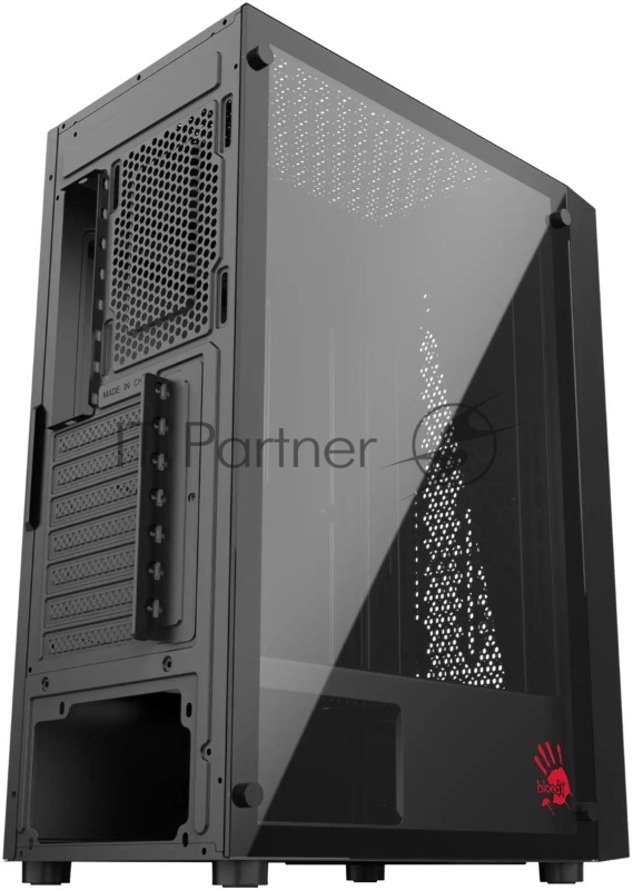 Корпус Bloody BD-CC106 черный без БП ATX 8x120mm 1xUSB2.0 1xUSB3.0 audio bott PSU