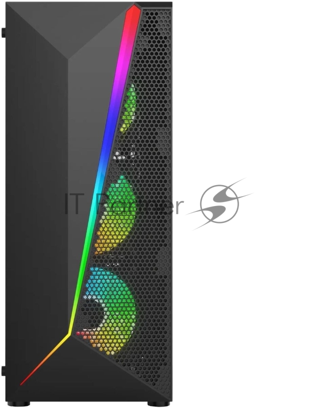 Корпус Bloody BD-CC106F черный без БП ATX 4x120mm 1xUSB2.0 1xUSB3.0 audio bott PSU