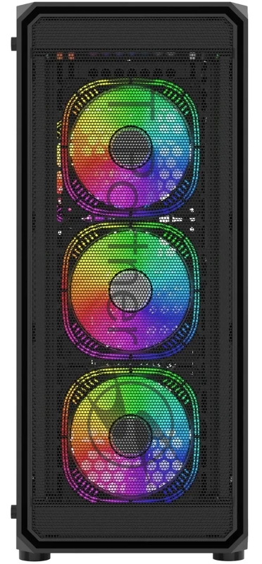 Корпус Bloody BD-CC114F черный без БП ATX 4x120mm 1xUSB2.0 1xUSB3.0 audio bott PSU