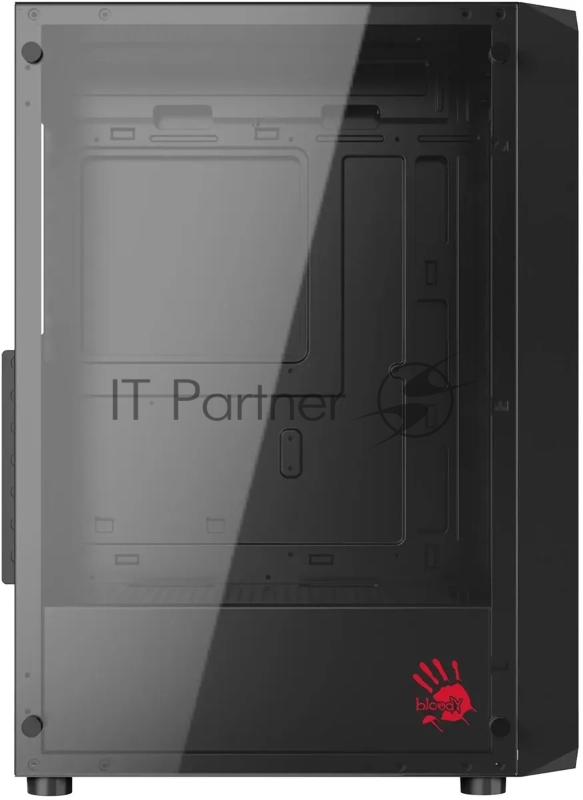 Корпус Bloody BD-CC114 черный без БП ATX 8x120mm 1xUSB2.0 1xUSB3.0 audio bott PSU