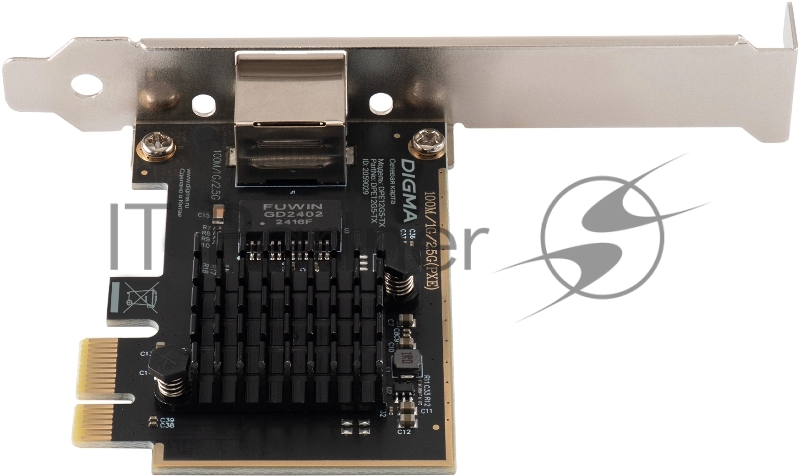 Сетевая карта 2.5G Ethernet Digma DPE12G5-TX PCI Express