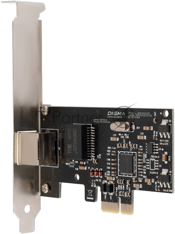 Сетевая карта Gigabit Ethernet Digma DPE101G-TX DPE101G-TX V2 PCI Express