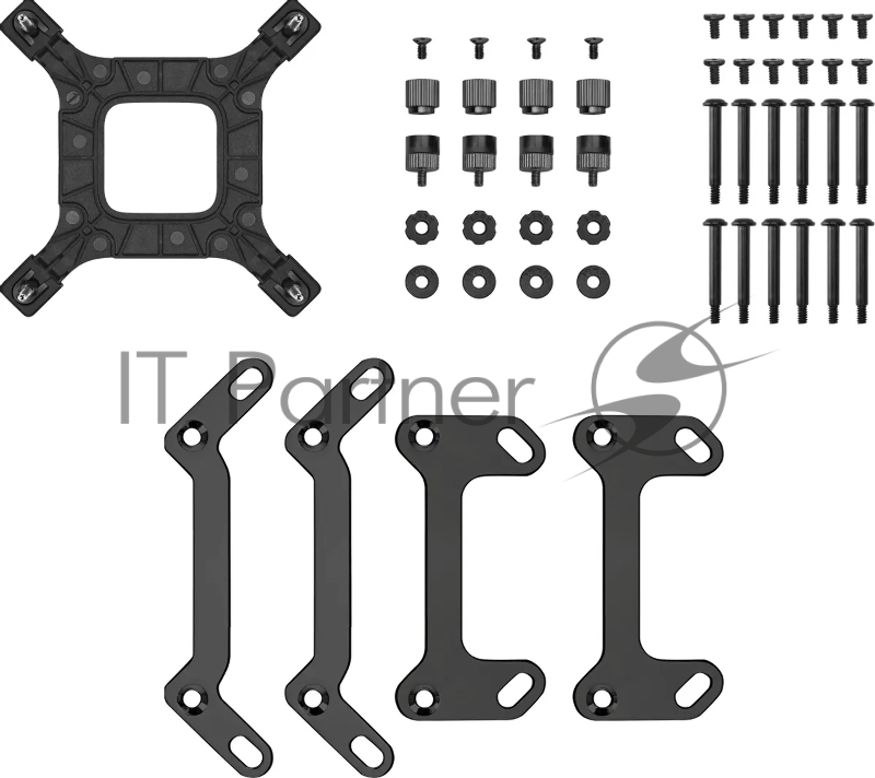 Система жидкостного охлаждения DEEPCOOL LD360 черный, 120 мм, алюминий/медь, 2400 об/мин, 38.71 дБ, 3 pin, 300 Вт