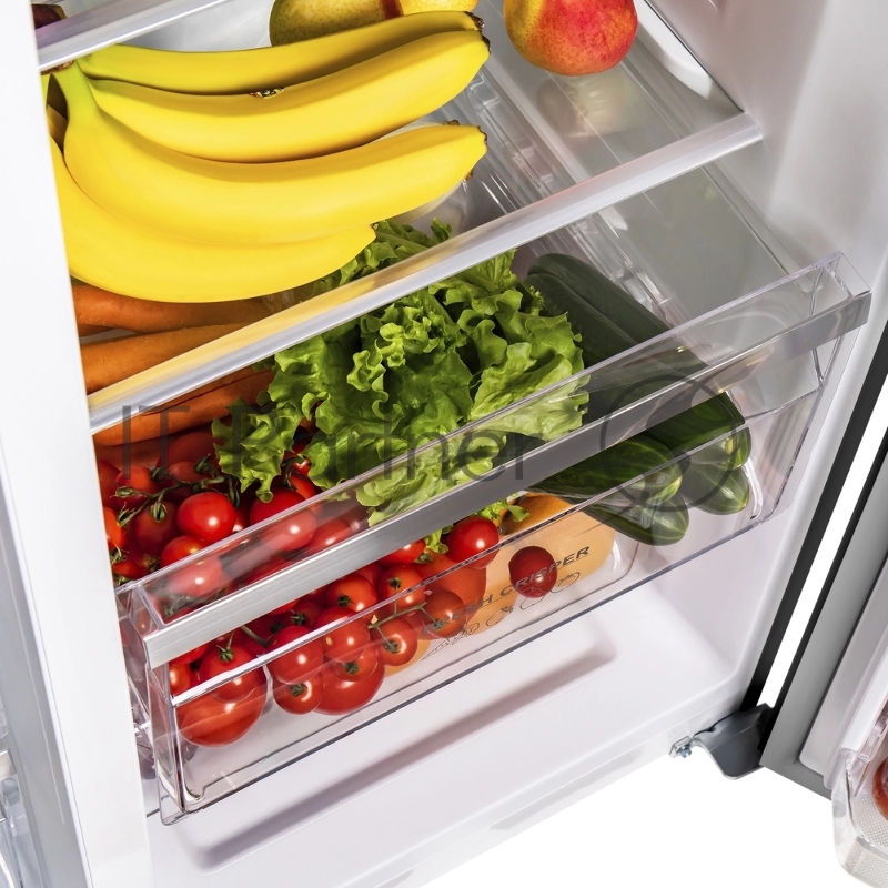 Холодильник с инвертором MAUNFELD MFF177NFB Slim Inverter