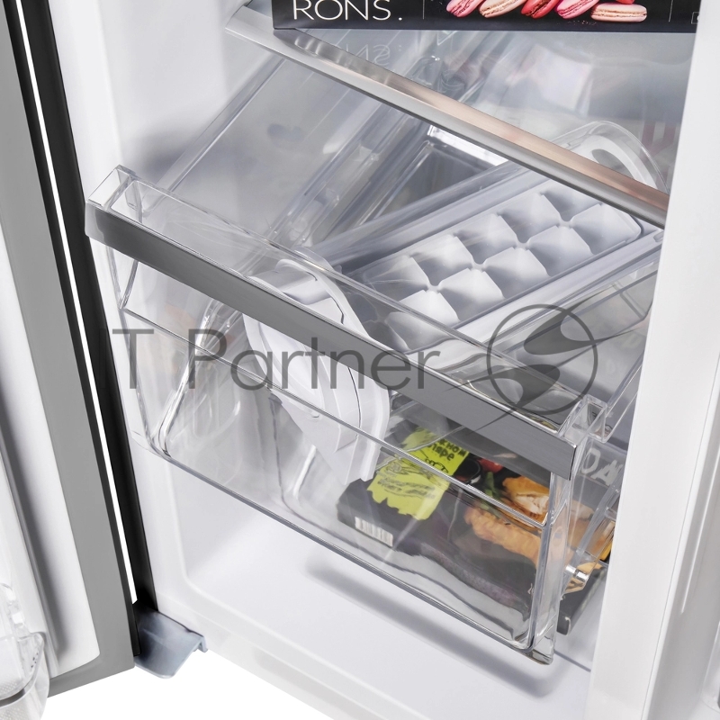 Холодильник с инвертором MAUNFELD MFF177NFB Slim Inverter