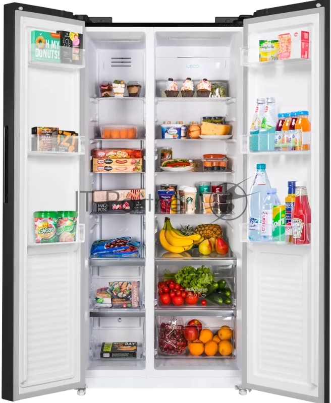 Холодильник с инвертором MAUNFELD MFF177NFB Slim Inverter