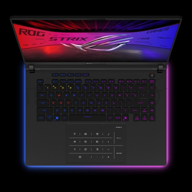Ноутбук/ ASUS ROG Strix SCAR 16 G635LX-RW041 16(2560x1600 miniLED (матовый, 240Hz, 3ms))/Intel Core Ultra 9 275HX(2.7Ghz)/32768Mb/1024PCIS GeForce RTX 5090(24576Mb)/Cam/BT/WiFi/90WH 1y/2.8kg/Off Black/DOS + NumberPad