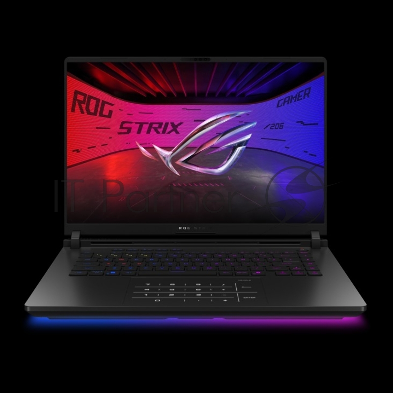Ноутбук/ ASUS ROG Strix SCAR 16 G635LX-RW041 16(2560x1600 miniLED (матовый, 240Hz, 3ms))/Intel Core Ultra 9 275HX(2.7Ghz)/32768Mb/1024PCIS GeForce RTX 5090(24576Mb)/Cam/BT/WiFi/90WH 1y/2.8kg/Off Black/DOS + NumberPad