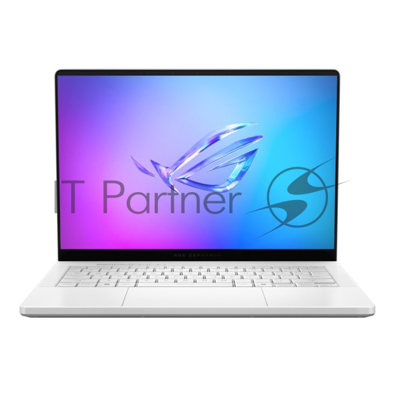 Ноутбук/ ASUS ROG Zephyrus G14 GA403WW-QS100W 14(2880x1800 OLED 120Hz)/AMD Ryzen AI 9 HX 370(2Ghz)/32768Mb/1024PCISSDGb GeForce RTX 5080(16384Mb)/Cam/BT/WiFi/73WH 1y/1.57kg/Platinum White/Win11Home + +чехол