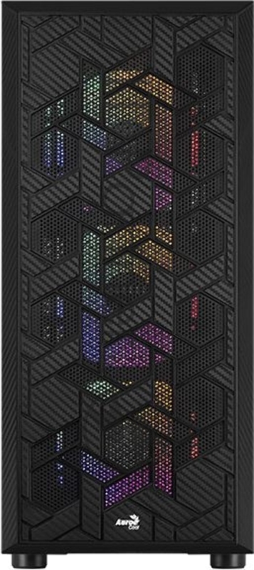 Корпус Aerocool / Formula Hive-G-BK-v2 черный без БП ATX 4x120mm 1xUSB2.0 2xUSB3.0 audio bott PSU