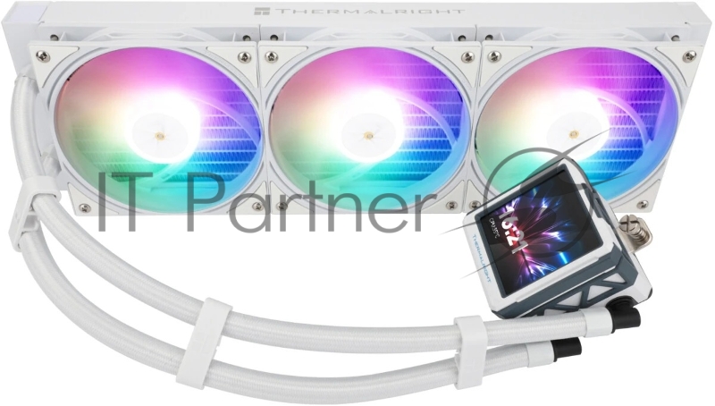 Система водяного охлаждения Thermalright Frozen Warframe ULTRA 360 ARGB Soc-AM5/AM4/1151/1200/2066/201 белый 4-pin 29.6dB Al LCD Ret (F-WFRAME-ULT-360-WH-ARGB)