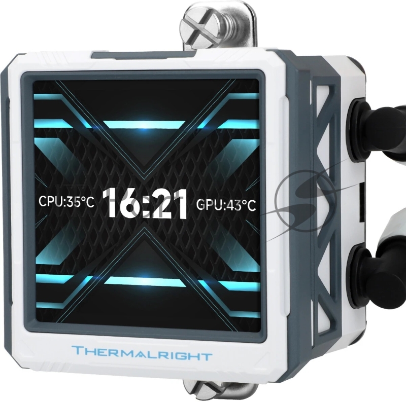 Система водяного охлаждения Thermalright Frozen Warframe ULTRA 360 ARGB Soc-AM5/AM4/1151/1200/2066/201 белый 4-pin 29.6dB Al LCD Ret (F-WFRAME-ULT-360-WH-ARGB)