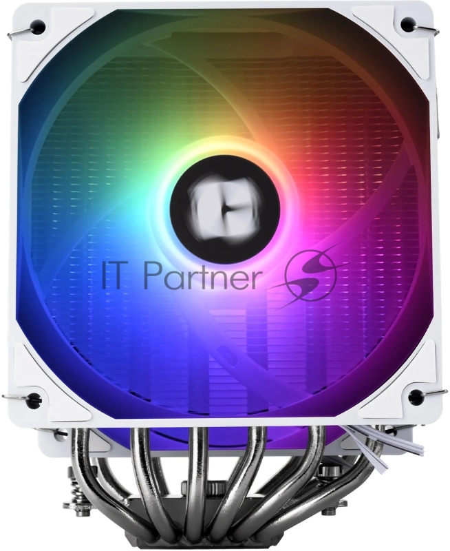 Устройство охлаждения(кулер) Thermalright Peerless Assassin 120 Digital ARGB Soc-AM5/AM4/1200/1700/1851 белый 4-pin 25.6dB Al+Cu LCD Ret (PA120-DIGITAL-WH-ARGB)