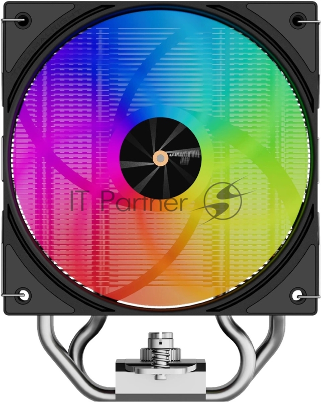 Устройство охлаждения(кулер) Thermalright Assassin X 120 R Digital ARGB Soc-AM5/AM4/1200/1700/1851 черный 4-pin 25.6dB Al+Cu LCD Ret (AX120-R-DIGITAL-BL-ARGB)