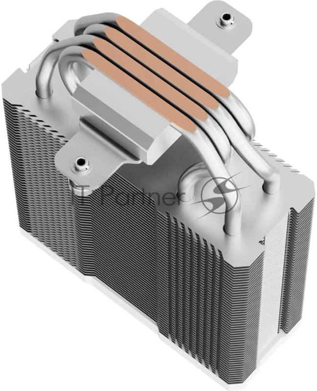 Устройство охлаждения(кулер) Thermalright Assassin X 120 R Digital Soc-AM5/AM4/1200/1700/1851 белый 4-pin 25.6dB Al+Cu LCD Ret (AX120-R-DIGITAL-WH)