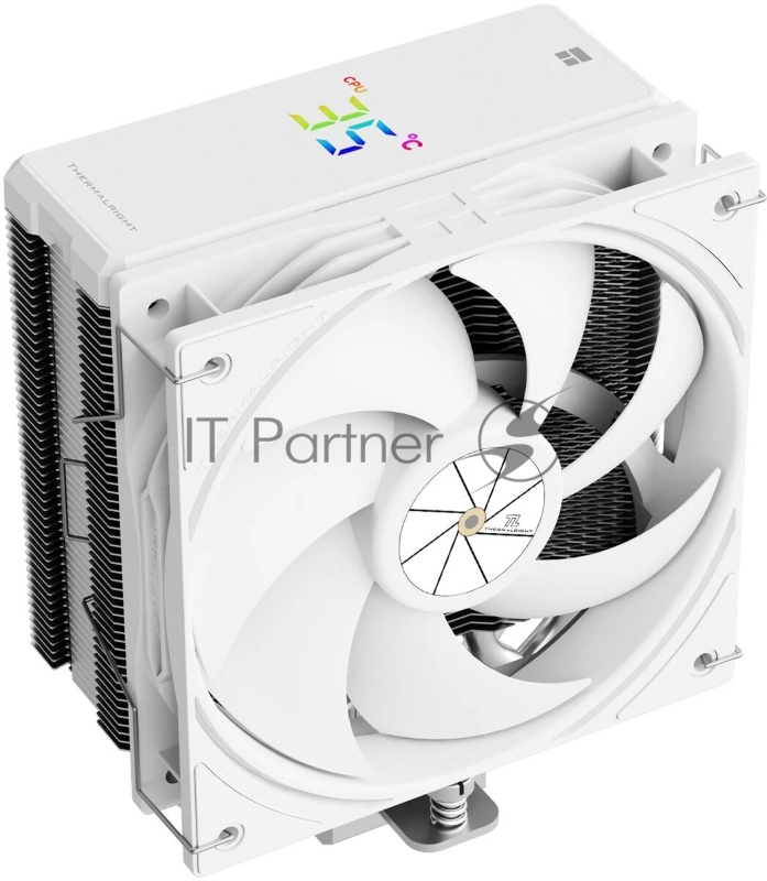 Устройство охлаждения(кулер) Thermalright Assassin X 120 R Digital Soc-AM5/AM4/1200/1700/1851 белый 4-pin 25.6dB Al+Cu LCD Ret (AX120-R-DIGITAL-WH)