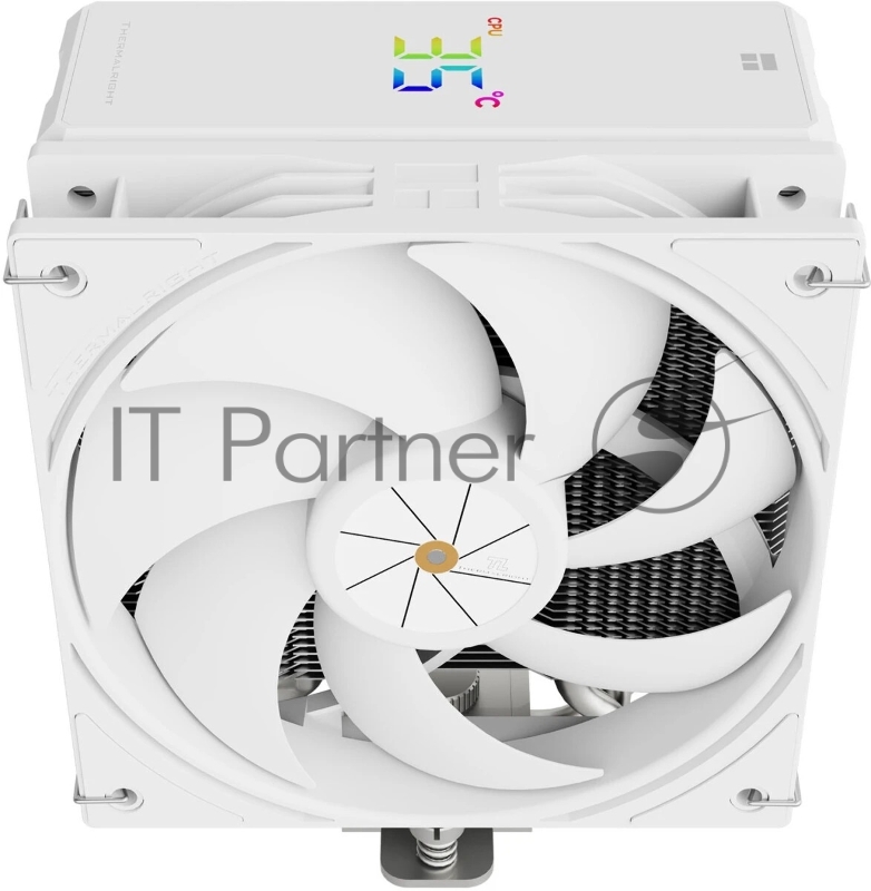 Устройство охлаждения(кулер) Thermalright Assassin X 120 R Digital Soc-AM5/AM4/1200/1700/1851 белый 4-pin 25.6dB Al+Cu LCD Ret (AX120-R-DIGITAL-WH)