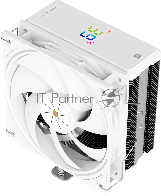 Устройство охлаждения(кулер) Thermalright Assassin X 120 R Digital Soc-AM5/AM4/1200/1700/1851 белый 4-pin 25.6dB Al+Cu LCD Ret (AX120-R-DIGITAL-WH)