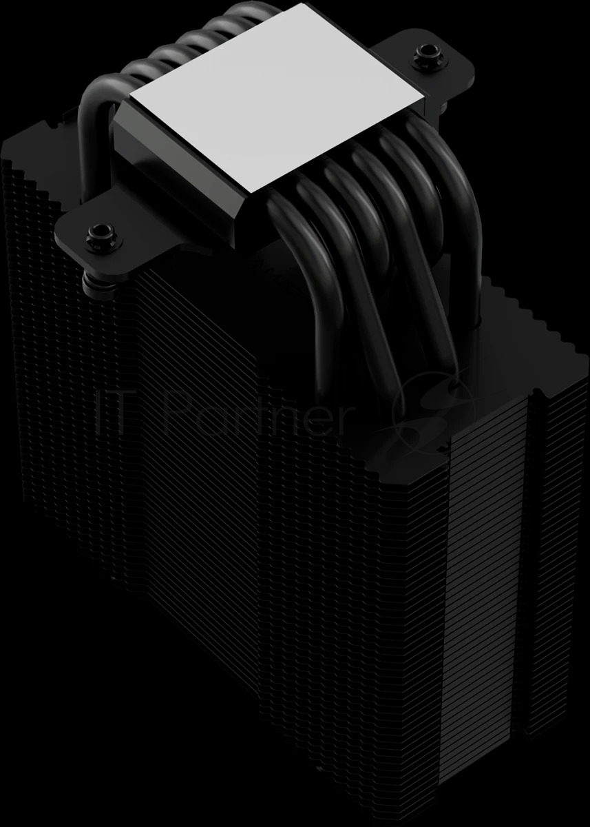 Устройство охлаждения(кулер) Thermalright Burst Assassin Vision 120 Soc-AM5/AM4/1200/1700/1851 черный 4-pin 25.6dB Al+Cu LCD Ret (BA120-VISION-BL)