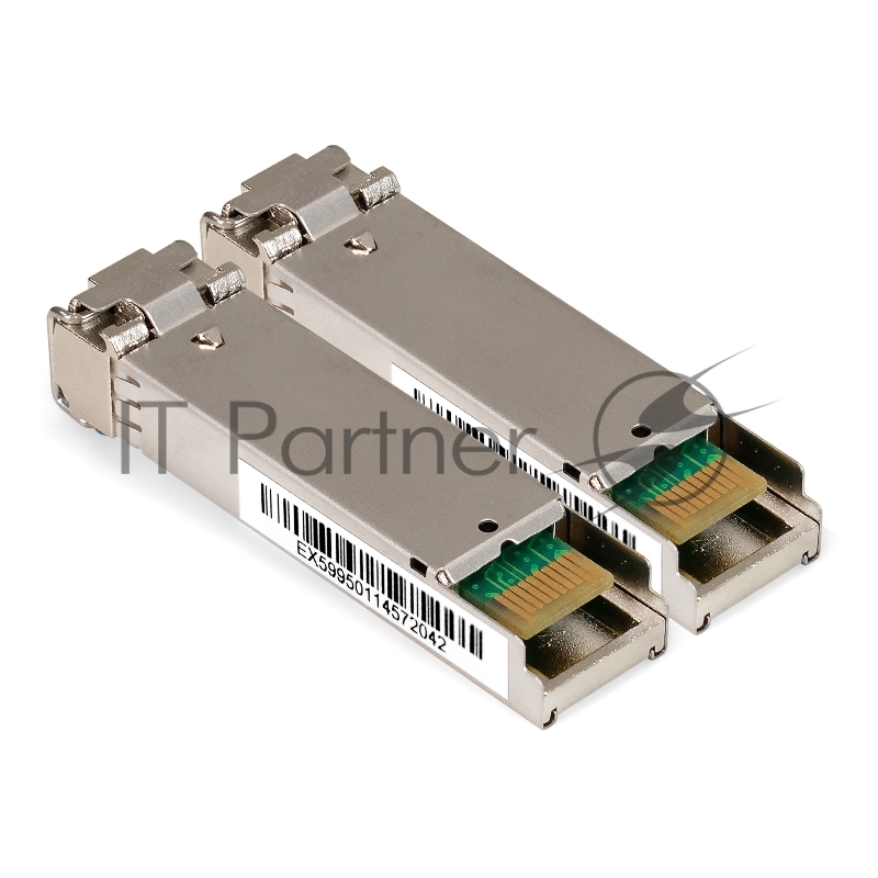 Комплект: Сетевой адаптер SFP ExeGate EXE-82576-F2 + 2xТрансивер Single-Mode до 20км ExeGate EXT-1G-SM1310-LC2-20KM (EX296229RUS: PCI-E x1 v2.0, порты 2x SFP (10/100/1000Mb/s), Gigabit Server NIC Intel Chipset 82576-F2 + 2xEX298328RUS: Tx:1310/Rx:131