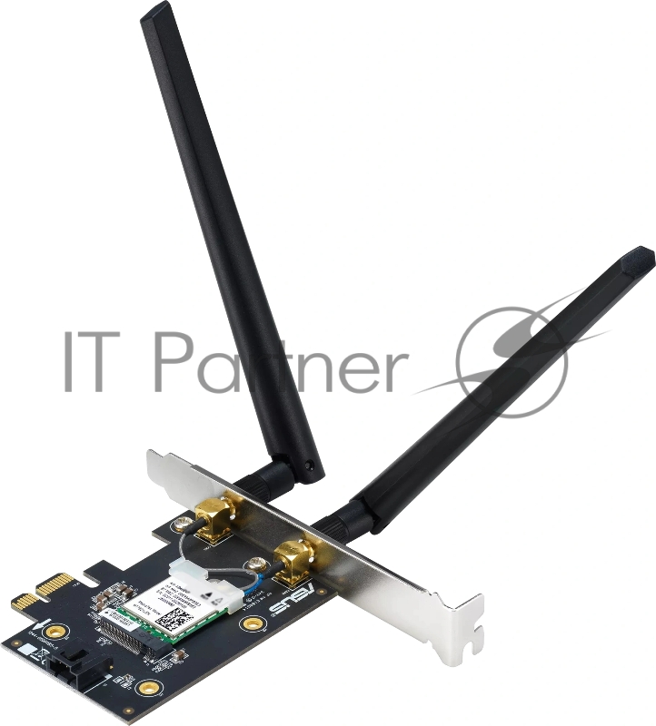 Сетевой адаптер Wi-Fi + Bluetooth Asus PCE-BE6500 BE6500 PCI Express 2ант.