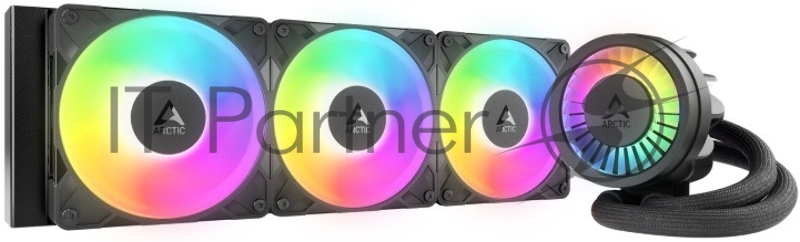 Жидкостная система охлаждения Arctic Cooling Liquid Freezer III Pro 360 ARGB Multi Compatible ACFRE00184A черный 120мм алюминий+медь 3000rpm 4-pin