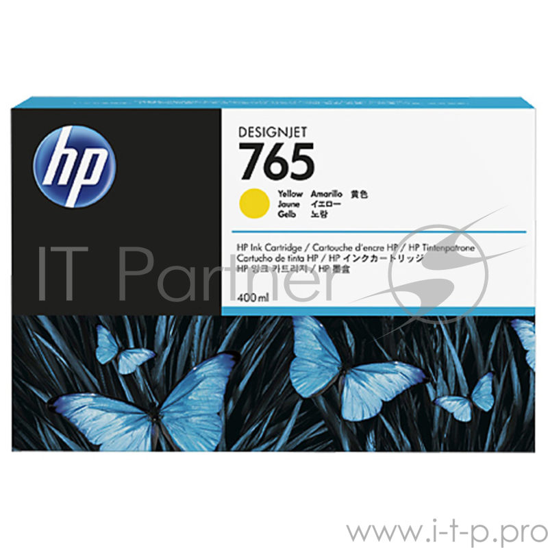 Cartridge HP 765 желтый для HP DJ Т7200 400-ml