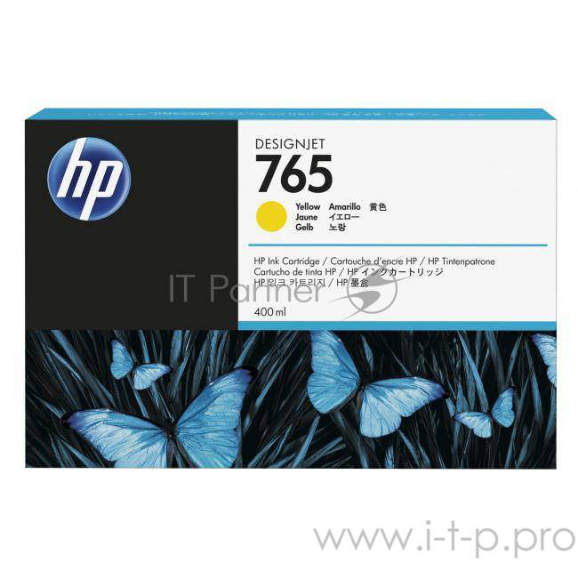 Cartridge HP 765 желтый для HP DJ Т7200 400-ml